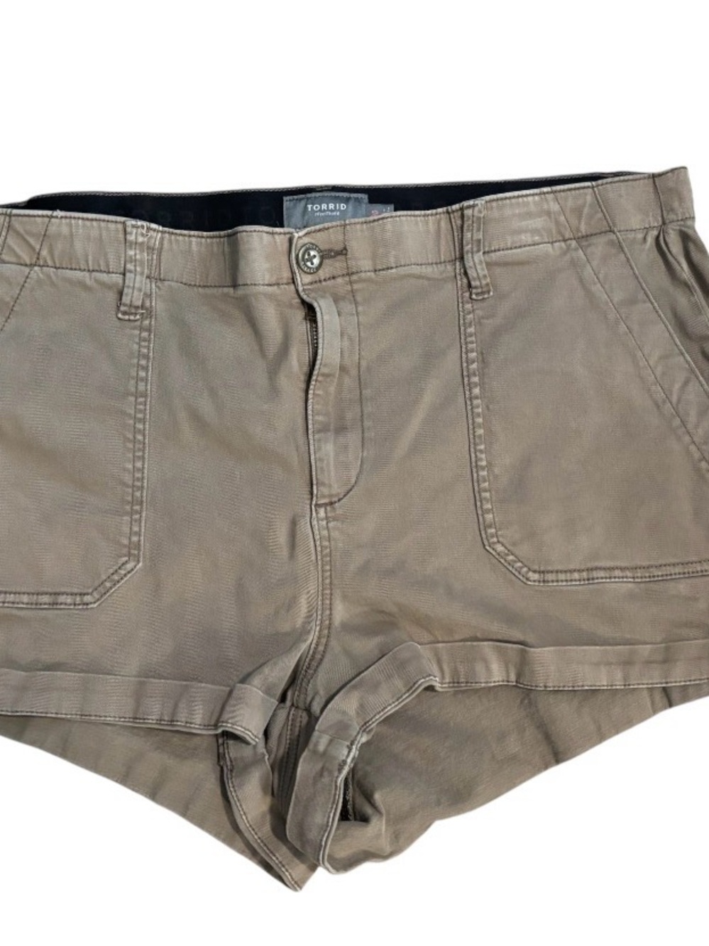 Torrid Khaki Shorts